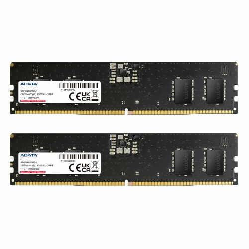 パソコン記憶装置 DDR5 4800MHz U-DIMM 16GB(8GBx2枚) AD5U48008G-DT-I