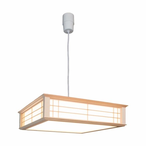 オーム(OHM) LED和風ペンダントライト 調光 8畳用 電球色 リモコン付き 天然木 和室 LT-W30L8K2-K 06-5254 オーム電機|アルメリア店
