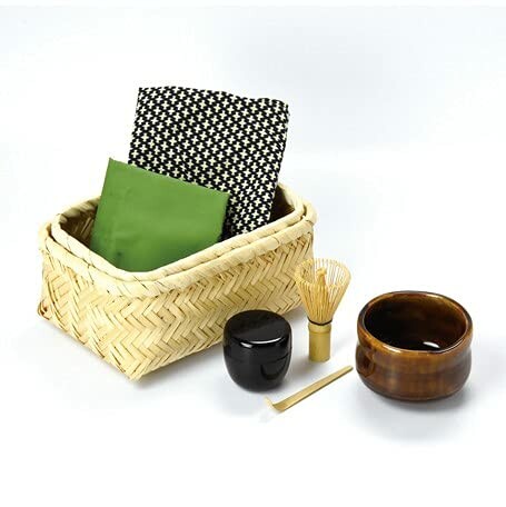 ヤマコー 茶道具 茶器茶喜 お抹茶セット 黄 7点セット てまひま工房 抹茶碗 棗 茶せん 茶さじ 敷き布 布巾 竹製ケース 茶道 おしゃれ 初心者 入門 お稽古 コンパクト 79421｜アルメリア店
