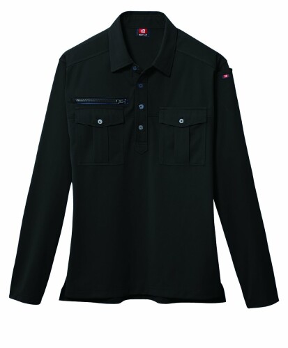 バートル(Burtle) 長袖シャツ ブラック 5L 705-35-5L