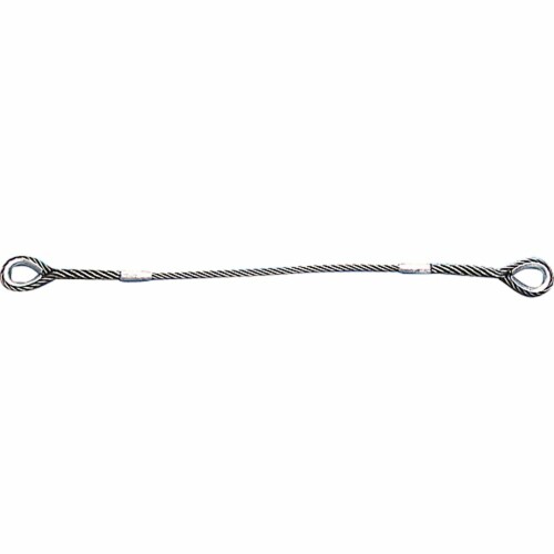 TRUSCO(トラスコ) Wスリング Eタイプ 両端シンブル入 9mm×3.5m GRE-9S3.5