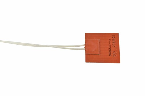 ThreeHigh シリコンラバーヒーター 100V 20W 50mm×50粍 先んじる線10m SR100-20-50-50-L10