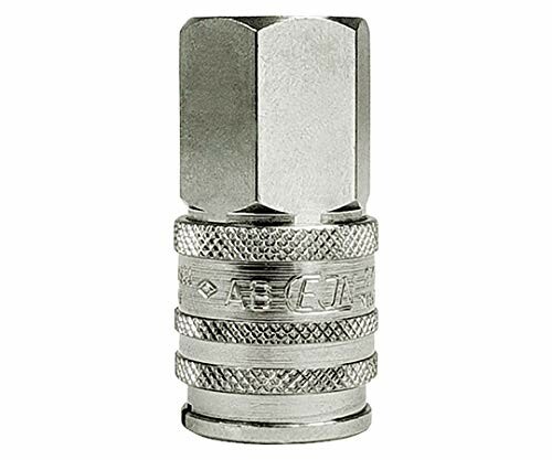 セインジャパン(Cejn Japan) スナップ・チェック/358 ワンタッチ検圧カップリング バルブ無し NPT1/4 メネジ 10-358-0402