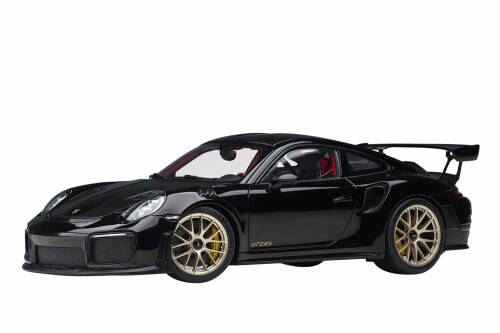 AUTOart 1/18 ポルシェ 911 (991) GT3 RS ブラック 1/18 AUTOart PORSCHE 991 GT3 RS (GLOSS BLACK /BLACK WHEELS
