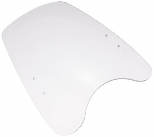 ai-NET バイク用スクリーン メーターバイザー 中型タイプ クリアスクリーン 風防 汎用 6ヶ月保証付｜アルメリア店