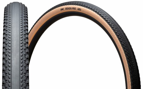 IRC 銀輪 タイア BOKEN PRO TUBELESS READY (洋弓ケン 労働者階級 チューブレスレディ) 700×47C タン傍え 1本