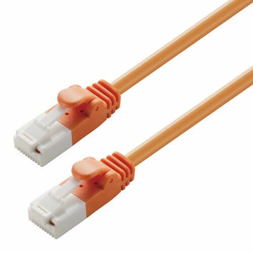エレコム LANケーブル CAT6 20m ツメが折れない 爪折れ防止コネクタ 簡易パッケージ RoHS指令準拠 オレンジ LD-GPT/DR20/RS 4,882円