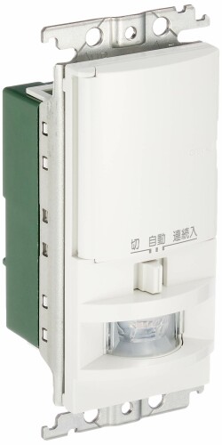 パナソニック(Panasonic) 壁取付熱線センサ付自動スイッチ 親器・スイッチスペースなし ホワイト WTK1411WK｜アルメリア店
