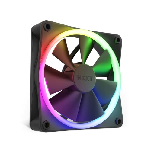 NZXT F120RGB 120粍 x3 RGB制御装置属する 黒いこと マイコン容れもの愛読者 RF-R12TF-B1 FN1763