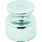 TRUSCO(トラスコ) OIML型 円筒分銅M1級 2g MLCM-2G