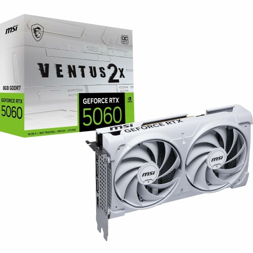 MSI GeForce RTX 5060 8G VENTUS 2X OC WHITE グラフィクスゲーム盤 VD9186