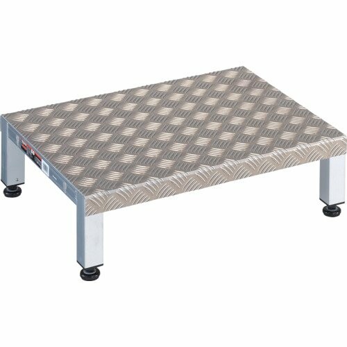 TRUSCO 高床用アルミ製ステップ 600X450XH190~220 TFSH0645AL|アルメリア店