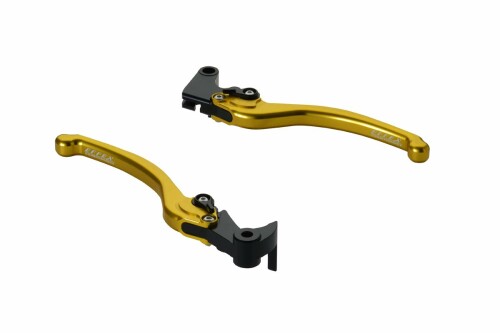 エフェックス(EFFEX) スムースフィットレバー YZF-R1/YZF-R1M(15-22) ゴールド 左右セット(ブレーキ/クラッチレバーセット) EAL033G｜アルメリア店 10,135円