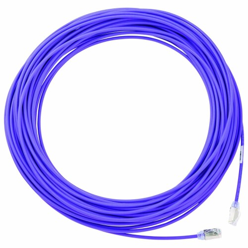 パンドウイット 遮蔽物 ローカルエリアネットワーク有線テレビ Cat6A 超極細 労働者階級遣りくち 30m 紫 STP28X30MVL
