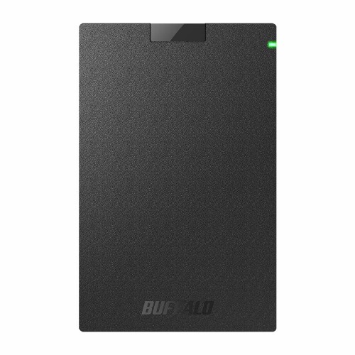 バッファロー BUFFALO USB3.1Gen1 ポータブルSSD 1TB 日本製 PS5/PS4(メーカー動作確認済) 耐衝撃・コネクター保護機構 SSD-PG1.0U3-B/NL｜アルメリア店