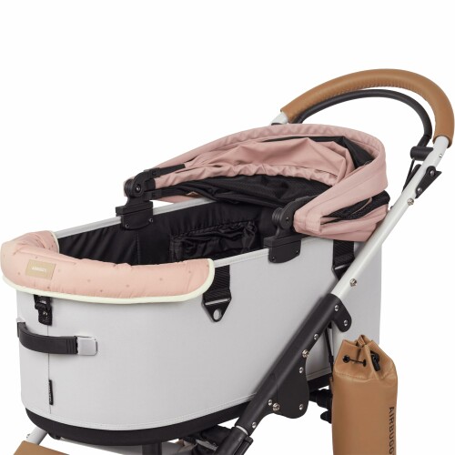 AIRBUGGY DOME3 WIZ X 兼用 CORNER CUSHION TWINKLE PINK ADJP0001 made in japan エアバギードーム3ウィズエックス兼用コーナークッション トゥインクル ピンク リバーシブル仕様 無地面は撥水加工 ピンク色｜アルメリア店