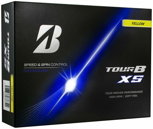 BRIDGESTONE(ブリヂストン)ゴルフどんぶり鉢 TOUR B XS 2026年模範例 12球入 黄色 S6YXJ