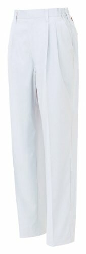 アイトス レディースシャーリングパンツ(2タック)(春夏用) AZ-5363 003 しろがね色薄墨色 5L大きさ