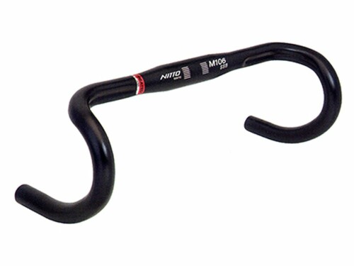 NITTO(日東) ドロップハンドル M106-SSB 400.0 ブラック M106SSB-400