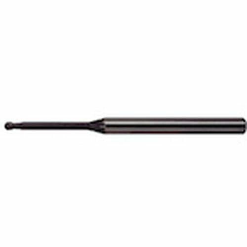 三菱マテリアル(Mitsubishi Materials) 2枚刃 インパクトミラクルロングネック 超硬ボールエンドミル 0.3粍 VF2XLBR0015N040S04