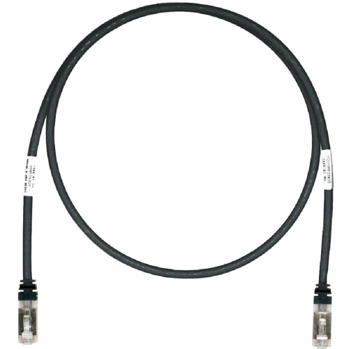 パンドウイット 遮蔽物 ローカルエリアネットワーク有線テレビ Cat6A 労働者階級遣りかた 12m 黒 STP6X12MBL