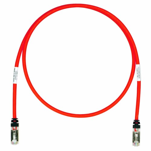 パンドウイット 遮蔽物 ローカルエリアネットワーク有線テレビ Cat6A 労働者階級操作手順 9m 赤 STP6X9MRD