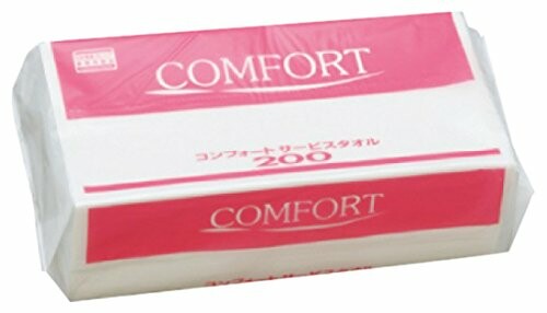 クレシア コンフォート サービスタオル 中判サイズ 200枚/パック ×30パック入 37105|アルメリア店