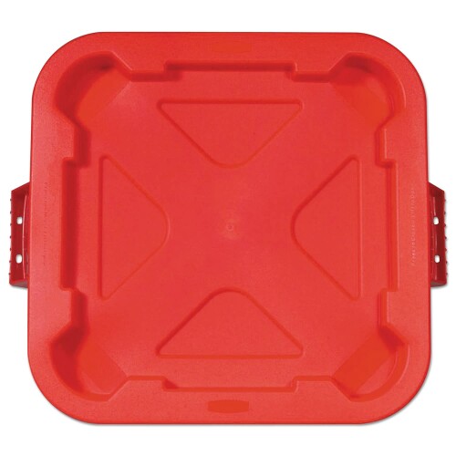 天然ゴムお手伝いさん(Rubbermaid) スクエアブルートコンテナ用密閉式フタ 赤いこと 352905