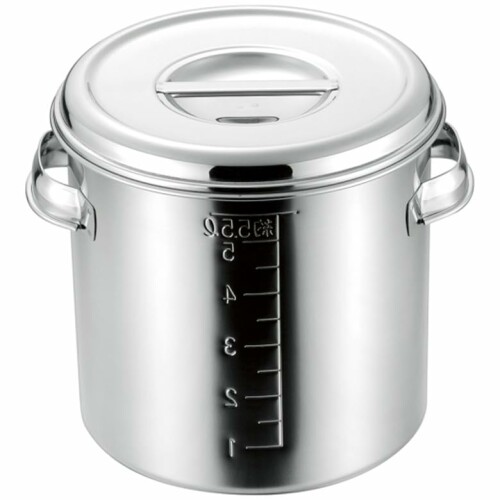 赤川器物製作所 AG 18-8深型キッチンポット(目盛付) 28cm(17.0L) 11028-1|アルメリア店