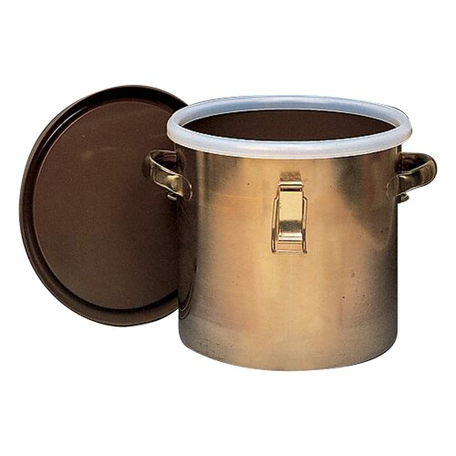 フロンケミカル フッ素樹脂(PFA)コーティング密閉タンク 25L /1-9492-05