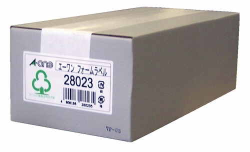 エーワン ラベルシール コンピュータフォームラベル 28023 6面 500シート 一片サイズ 84mm×38mm|アルメリア店
