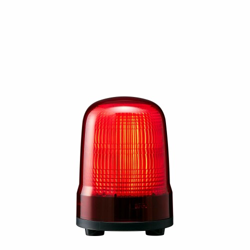 パトライト/PATLITE 見せびらかす灯 SL10-M1JN-R Φ100 DC12～24V 発しる行動様式（3種） 赤いこと キャブタイヤコード・3点雄捩子足初っ切り