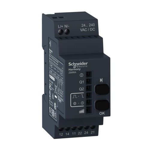 シュナイダーエレクトリック(Schneider Electric) 無線スイッチ プログラマブル受信機 2CH リレー出力（スタート/ストップ対応）1個 ZBRRA｜アルメリア店 30,848円