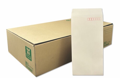 寿堂 封筒 カラー封筒 サクラ 郵便枠付き テープ付き 長形3号 長3 1,000枚 10550|アルメリア店