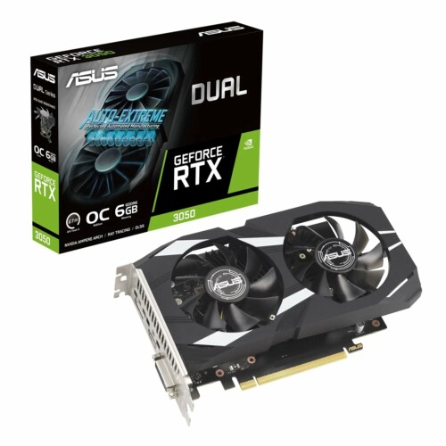 ASUS Dual GeForce RTX 3050 OC Edition 6GB GDDR6 映像媒体歌留多/DUAL-RTX3050-O6G 国内置き目鳴りわたる品