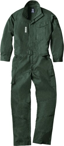 REKROM つなぎ 長袖 つなぎ服 ツナギ服 ツヅキ服 オールシーズン 多機能カーゴポケット R301 山田辰 オートバイ 作業着 作業服 ユニフォーム(3L OD-オーディ)