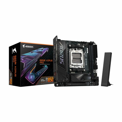 GIGABYTE B850I AORUS PRO - AMD Ryzen 用 白いこと色 Mini-ITX 小型パソコン向けゲーミングマザーボード MB6680