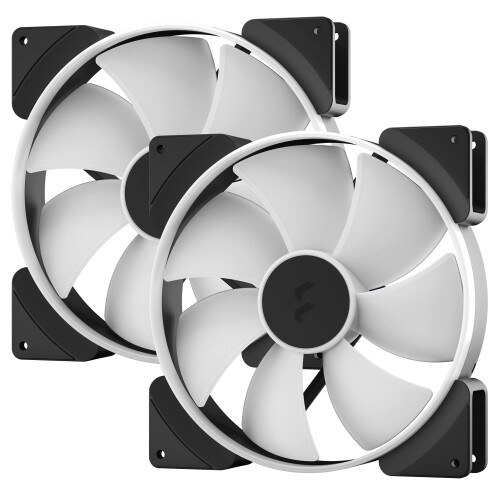 Fractal Design Prisma AL-18 ARGB PWM 2本書き割り マイコン容れもの愛読者 18糎 ARGB相応う FD-FAN-PRI-AL18-PWM-2P FN1399