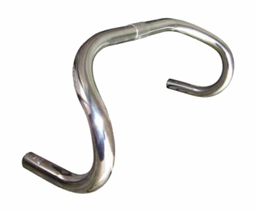 NITTO(日東) ドロップハンドル クロムモリブデン B123 B123CrMo-37 [ファイ]25.4 370 シルバー