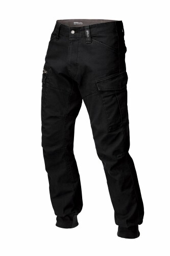 ジーベック(Xebec) リブ付カーゴパンツ クロ S 2176-90-S｜アルメリア店