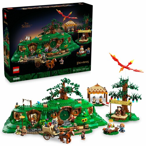 レゴ(LEGO) アイコン ロード・オブ・ザ・リング：ホビット庄(TM) 手あそび 手あそび 生まれ落ちる日 差し上げ物 立ちはだかる 成人男性 お上さん ロードオブザリング 指環謂われ因縁 母 父 室内装飾 オシャレ 10354