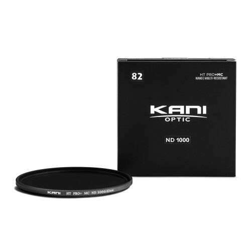 KANI 82mm NDフィルター HT PRO+ MC ND1000 減光効果10絞り分 色カブリ抑制 低反射 薄枠 撥水 撥油 防汚 ナノコーティング 803573|アルメリア店