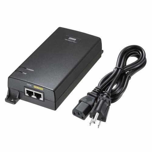 サンワサプライ PoEインジェクター（ワット数内蔵・IEEE802.3bt（75W）相応う） ローカルエリアネットワーク-GIHINJ6