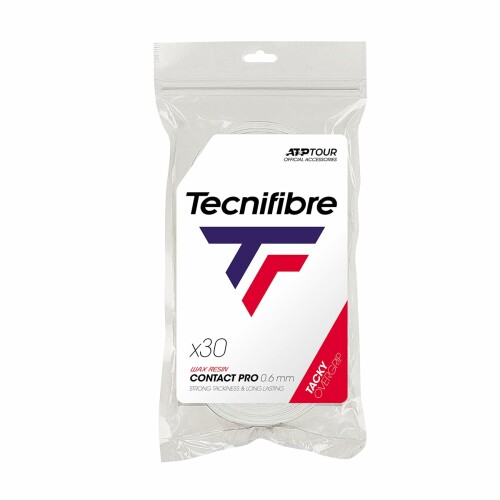 テクニファイバー Tecnifibre テニスグリップテープ 連繋労働者階級 30本入 CONTACT PRO WHT 30P TFAA027