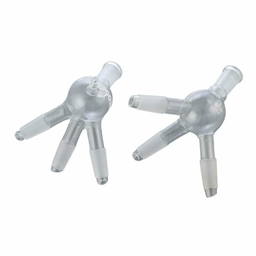 Glassco アダプタ 三又・減圧用・角度約135° 吸いつける口なし 024.470.02