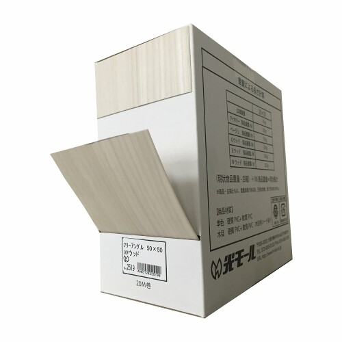 光ショッピングセンター 2519 無償性一角 幅100粍(50×50) 20M巻 W白木