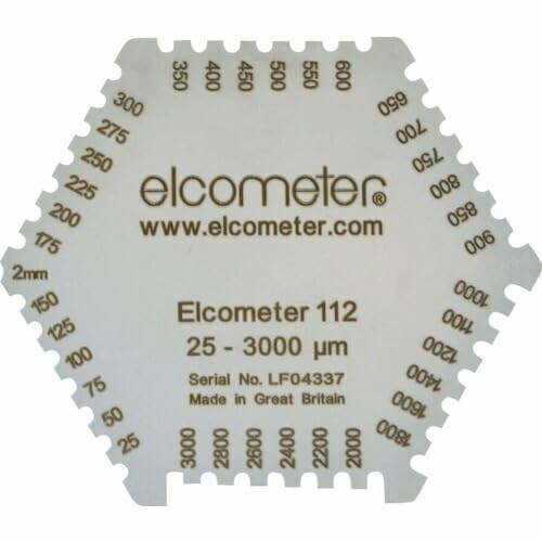 elcometer 六角形ウェットフィルム膜厚計 B112-1B|アルメリア店