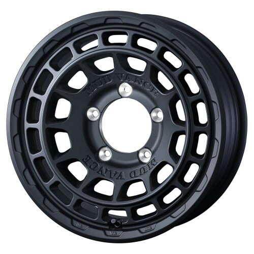 WEDS ADVENTURE MUDVANCE X TYPE F 14in 4H PCD100 5.0J +30 FULL MAT BLACK