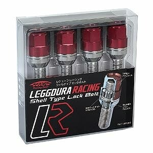 KYO-EI ( 協永産業 ) ホイールロックボルト LEGGDURA RACING Lock Bolt テーパー : 14R レッド KIL8028R|アルメリア店