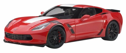 AUTOart 1/18 シボレー コルベット C7 グランスポーツ レッド/ホワイト・ストライプ ブラック・ハッシュマーク|アルメリア店